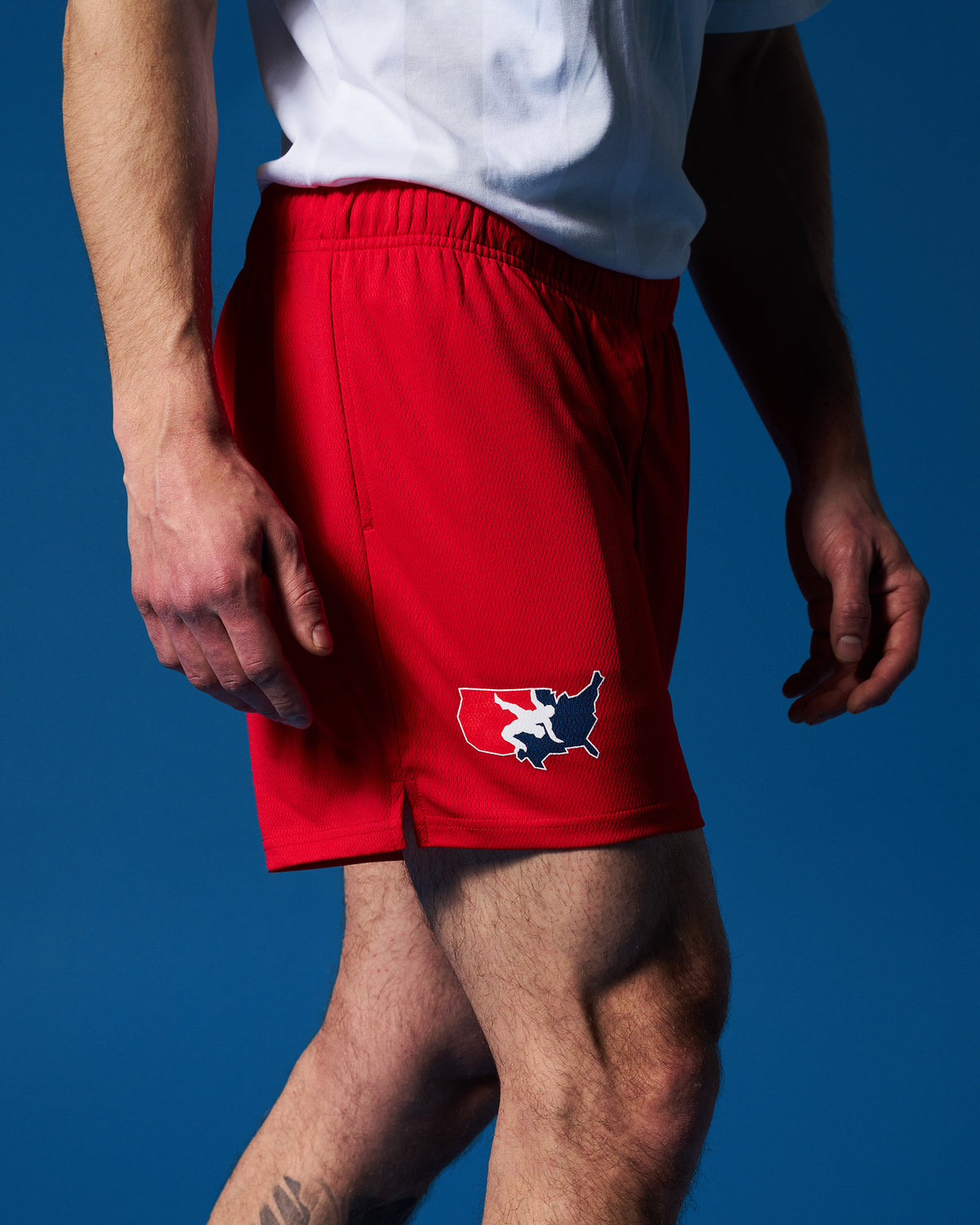 USA Wrestling Logo 6" 2.0 Mesh Shorts