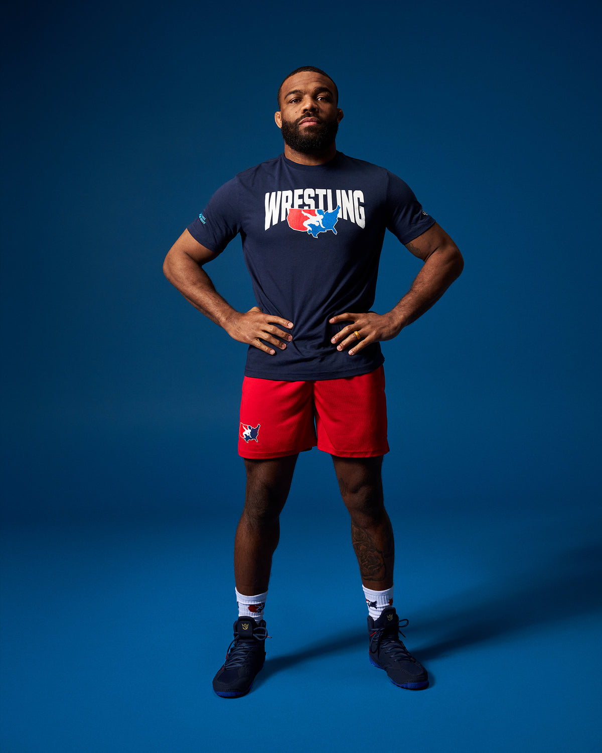 USA Wrestling Logo 6" 2.0 Mesh Shorts