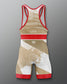 Freestyle Wrestling singlet with 'USA' branding on a gray background