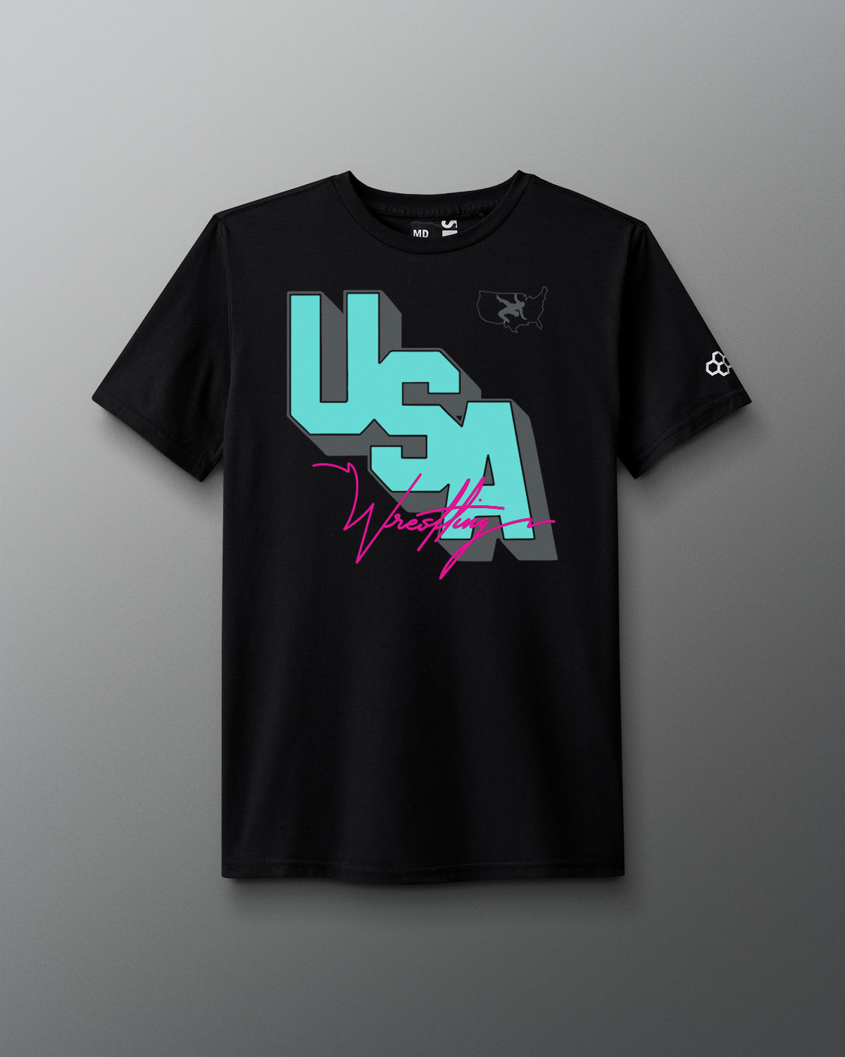 USA Wrestling Block Elite Super Soft T-Shirt