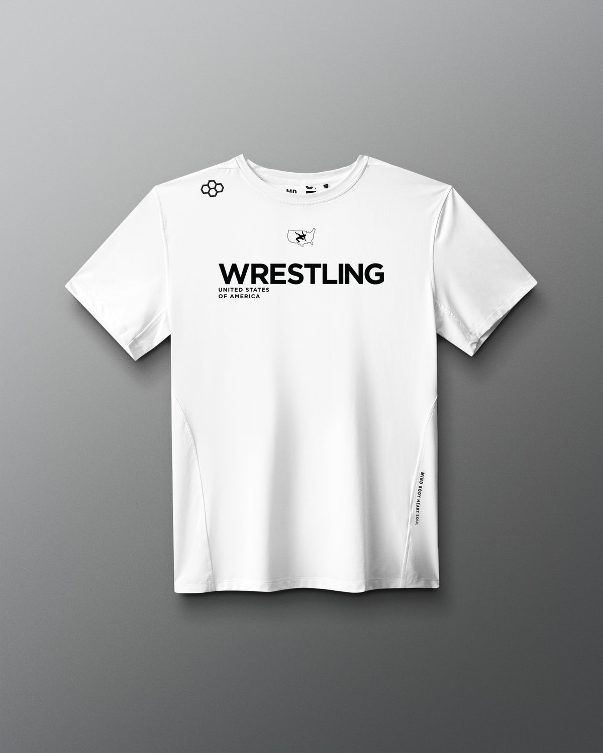 T-shirt chiné USAW Wrestling Performance
