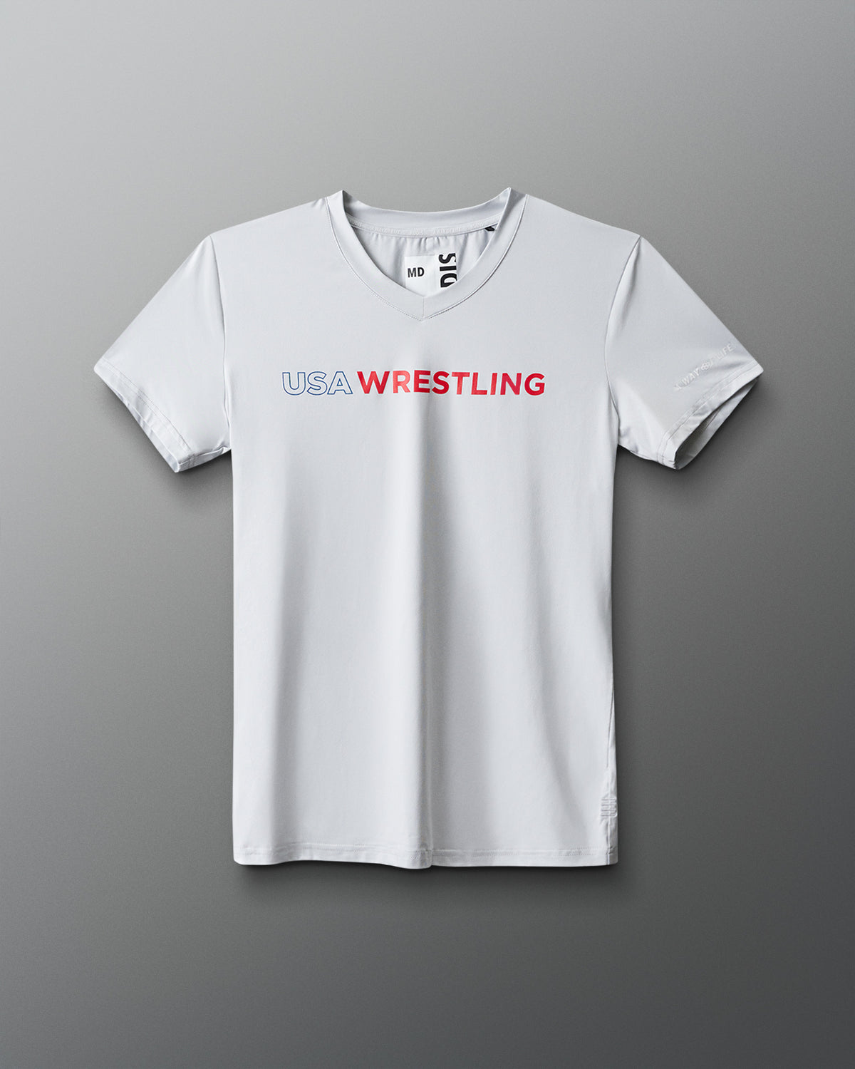 USA Wrestling Wordmark Women's Performance V-Neck T-Shirt