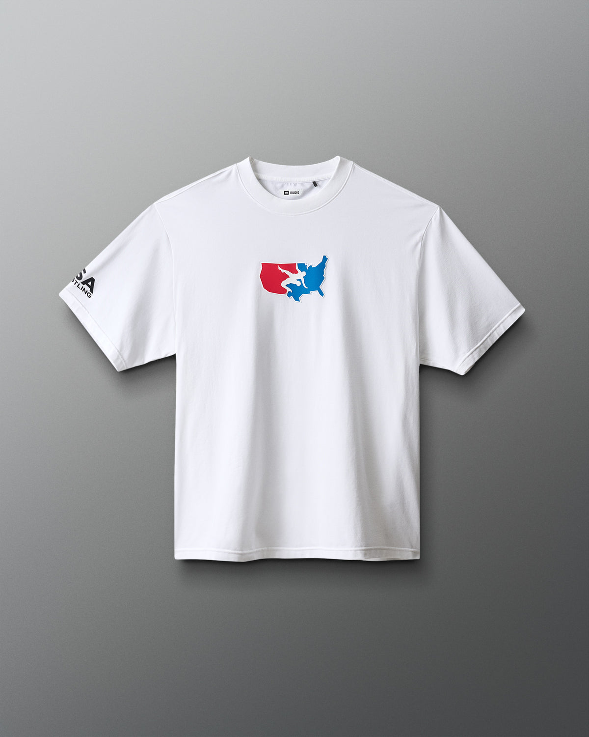 USA Wrestling Map Boxy Hybrid T-Shirt