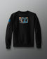 Pull ras du cou en polaire confortable abstrait UWW