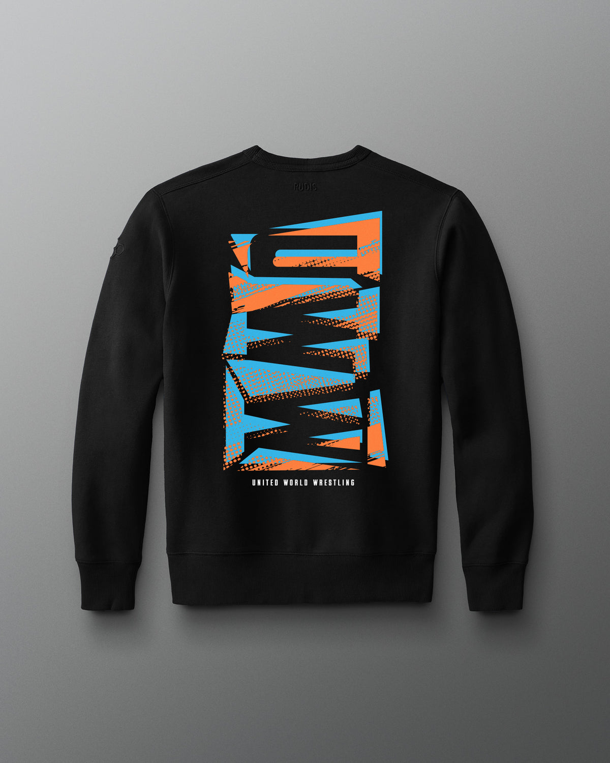 Pull ras du cou en polaire confortable abstrait UWW