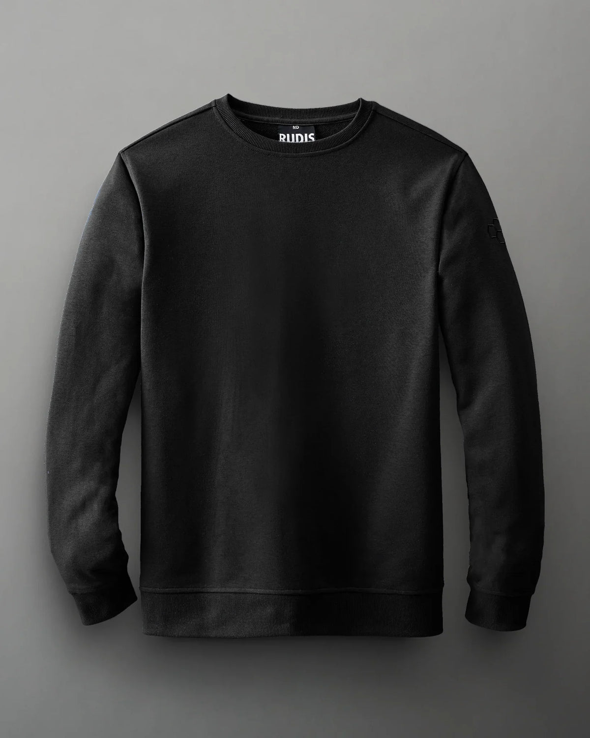 T-shirt à col ras du cou pour jeunes Rudis Elite Terry - Noir