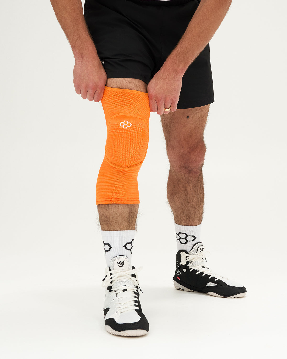 RUDIS Cushion Wrestling Knee Pad - Orange