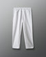 White pants on a gray background