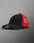 RUDIS Trucker Hat - Black/Red