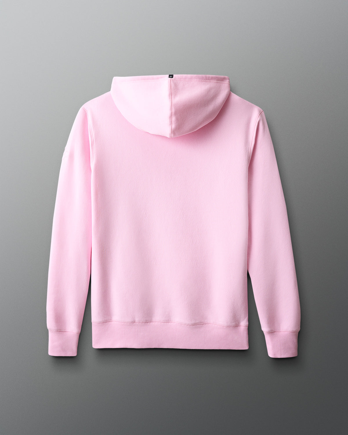 Pink hoodie on a gray background