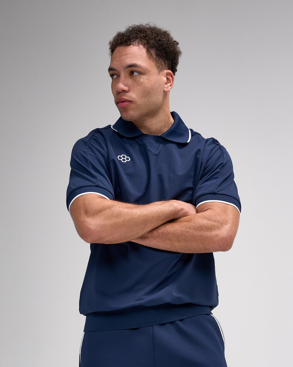 Polo athlétique RUDIS Chronicle Elite - Bleu marine