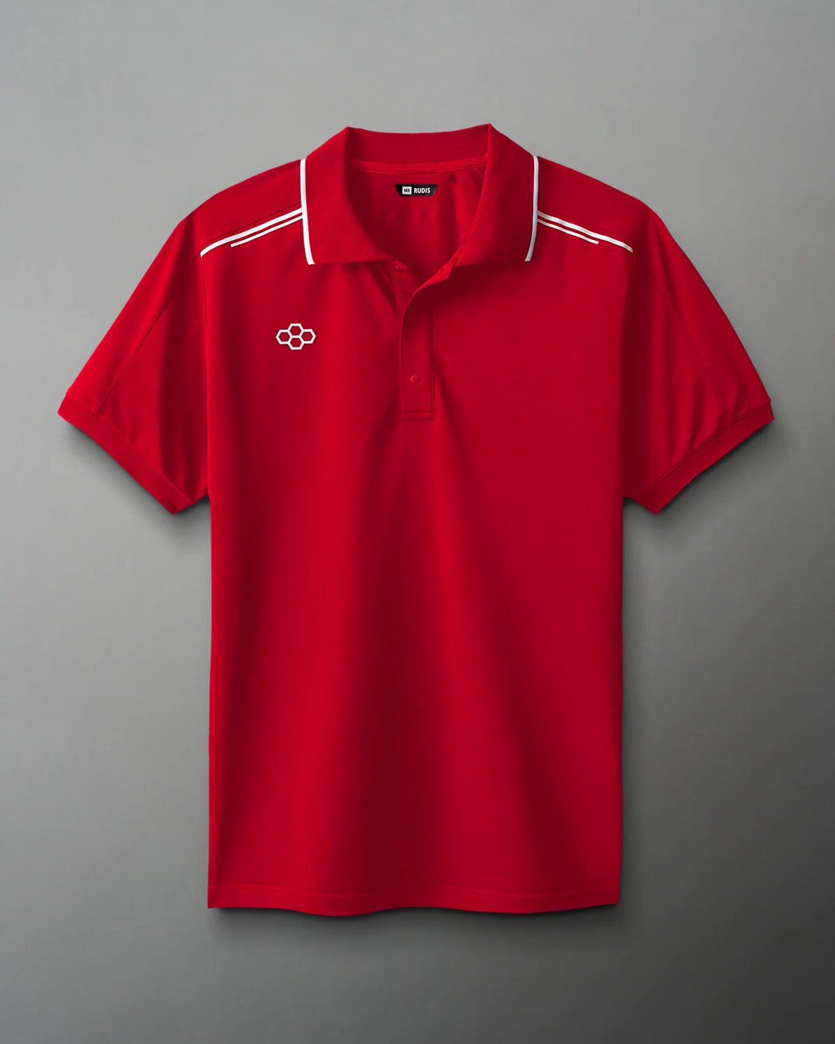 RUDIS Chronicle Elite Snap Polo - Red