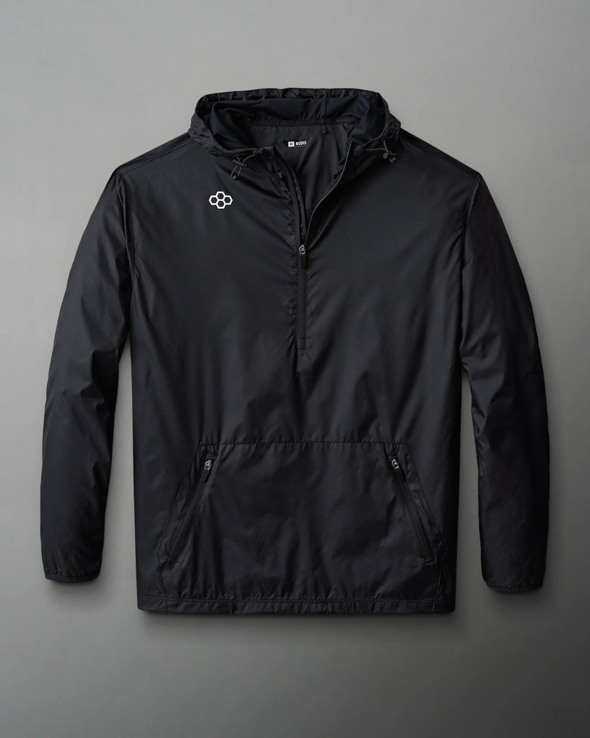 RUDIS Air 1/4 Zip Windbreaker - Black