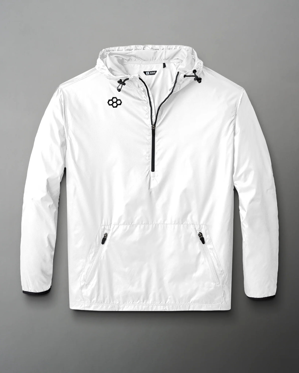 RUDIS Air 1/4 Zip Windbreaker - White