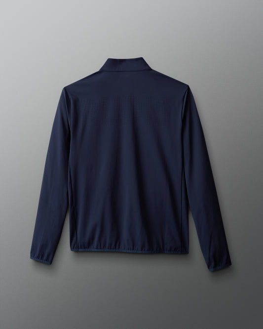 Pull RUDIS Victory à col zippé - Bleu marine