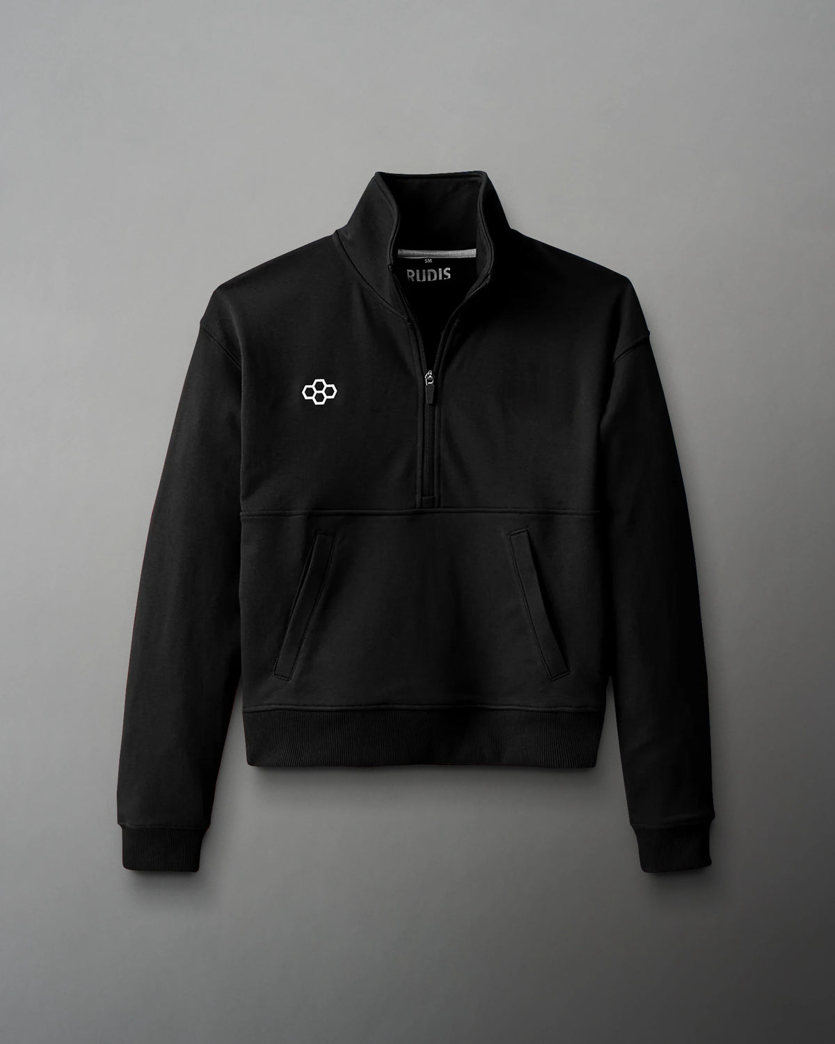 Women's Luxe Terry 1/4 Zip - Black