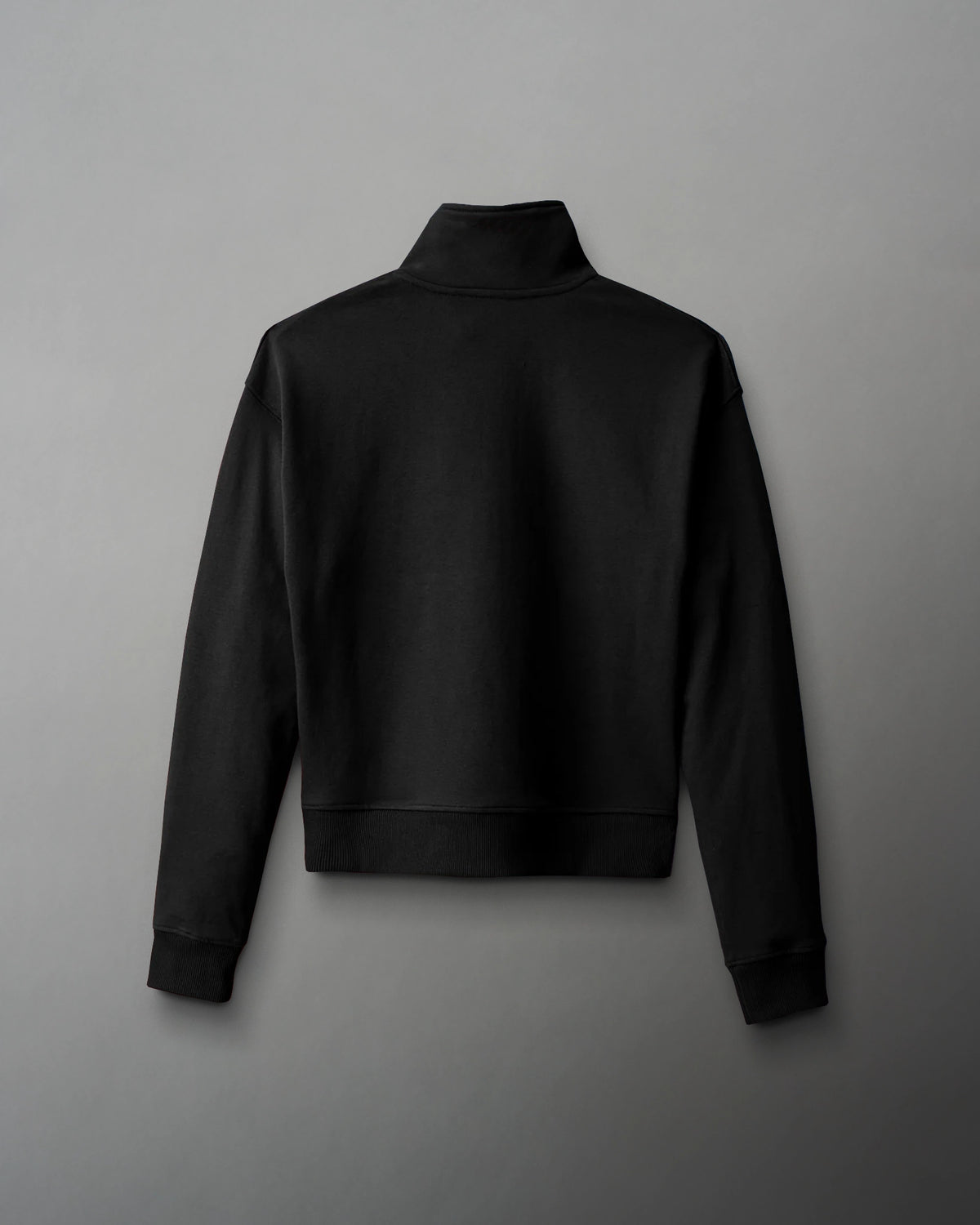 Women's Luxe Terry 1/4 Zip - Black