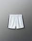 White shorts on a gray background