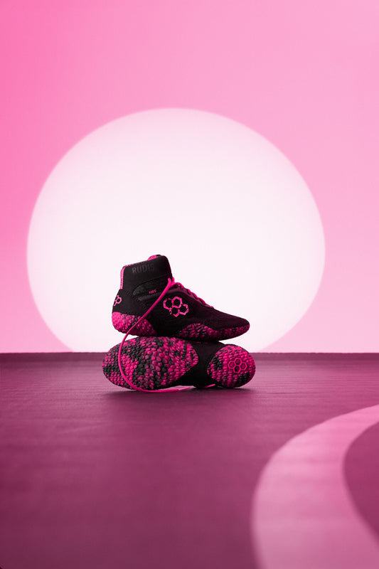 RUDIS Alpha 2.0 Youth Wrestling Shoes - Pink Power