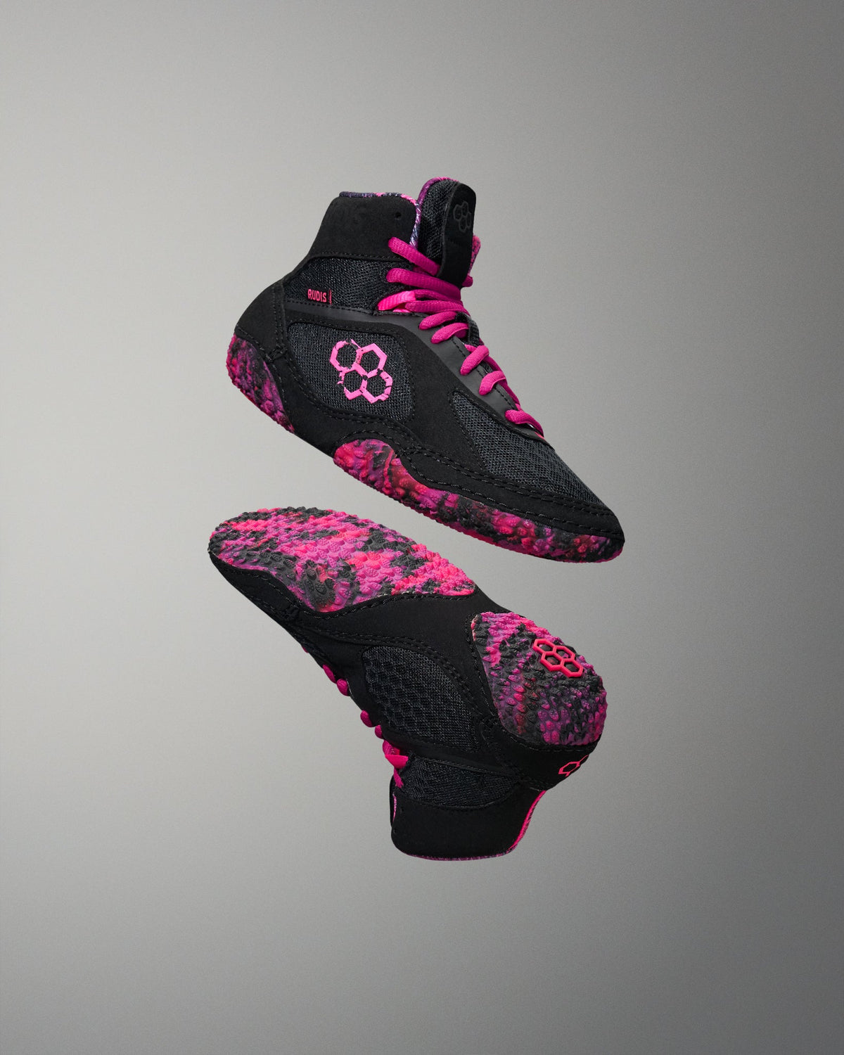 Chaussures de lutte RUDIS Alpha 2.0 pour jeunes – Rose Power