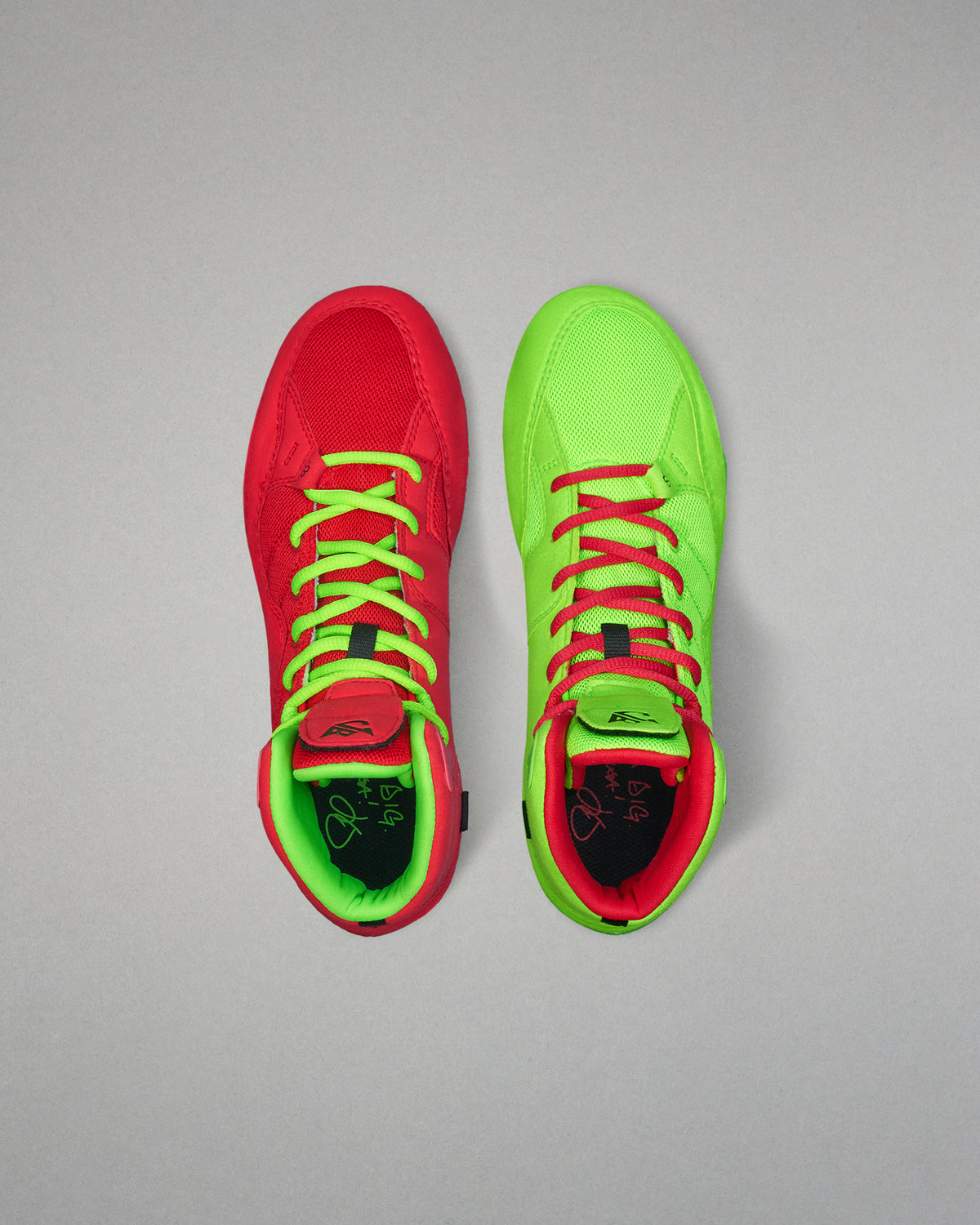 JB1 Signed Youth Wrestling Shoes - Signed Naughty & Nice