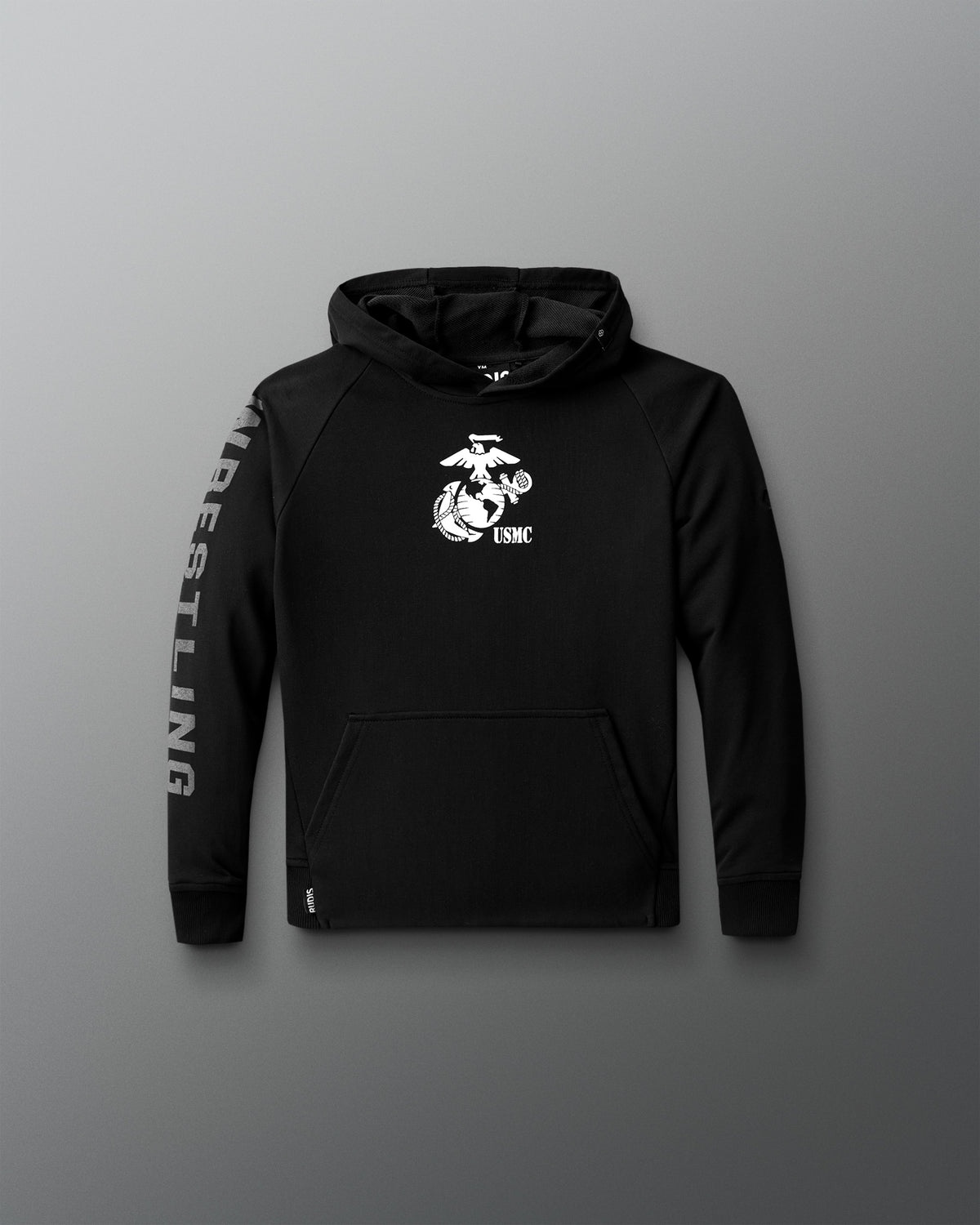 USMC Wrestling Emblem Youth Elite Terry Hoodie