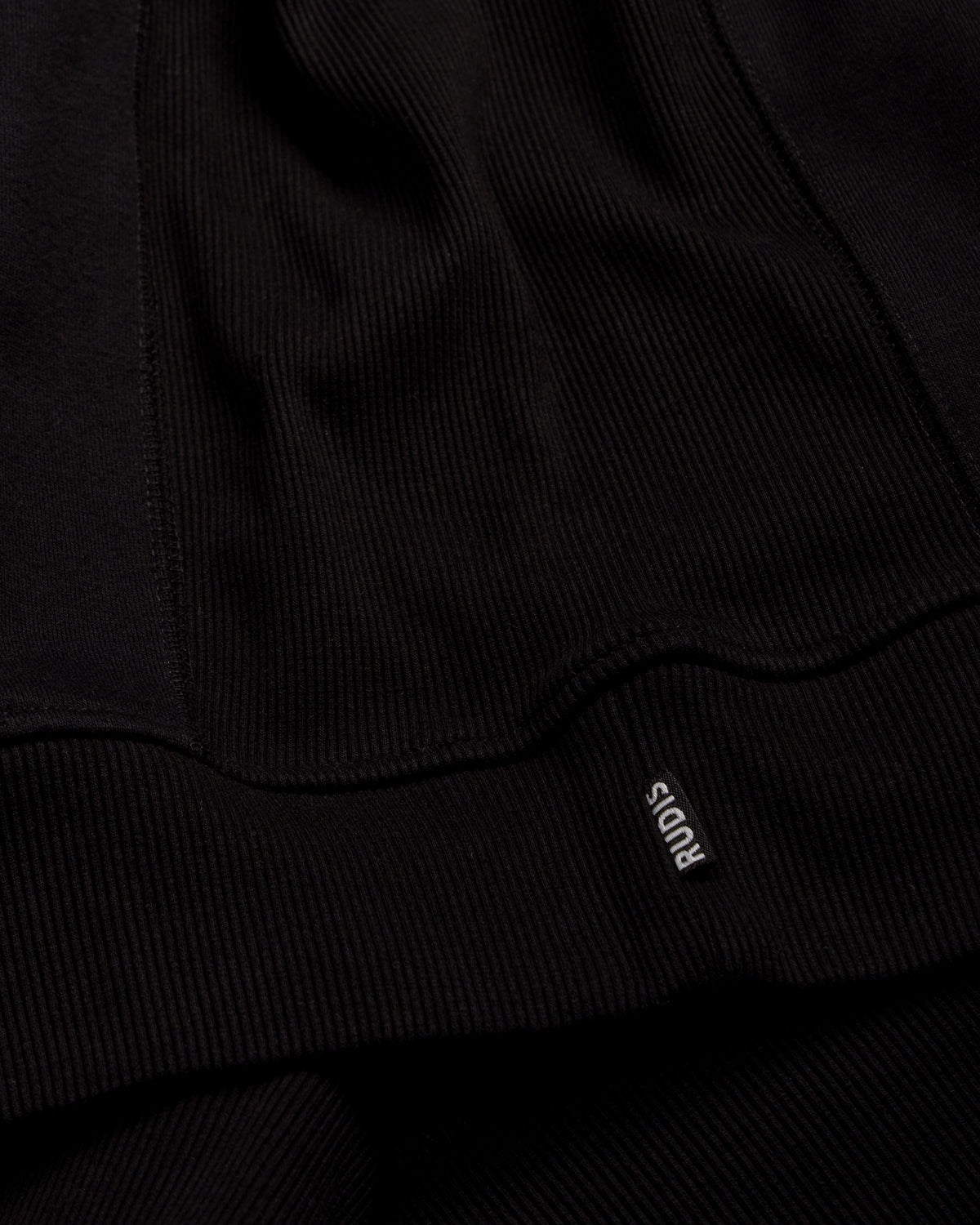 Pull ras du cou en polaire épaisse RUDIS Titan pour jeunes - Noir
