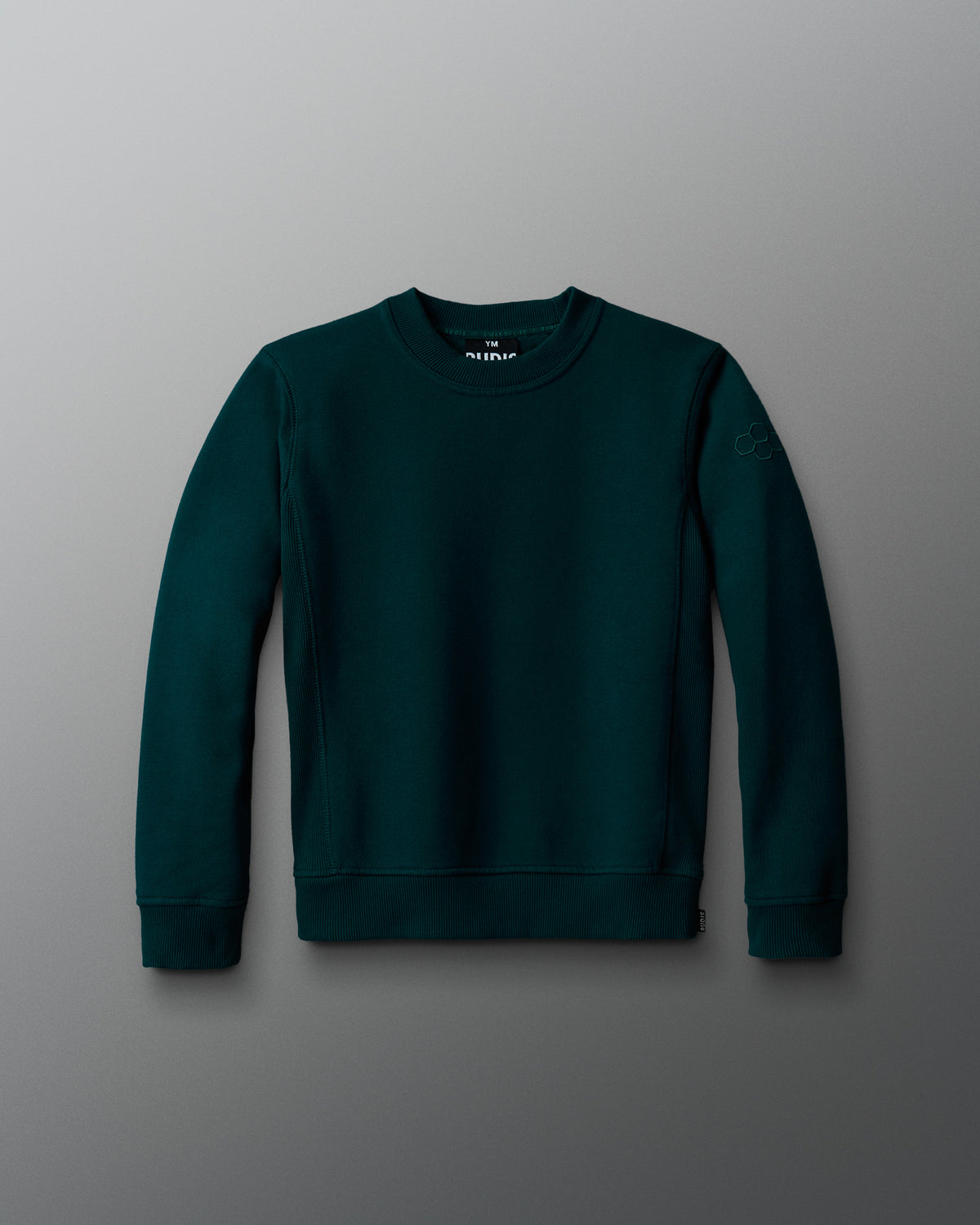 Pull ras du cou en polaire épaisse RUDIS Titan pour jeunes - Vert aigle