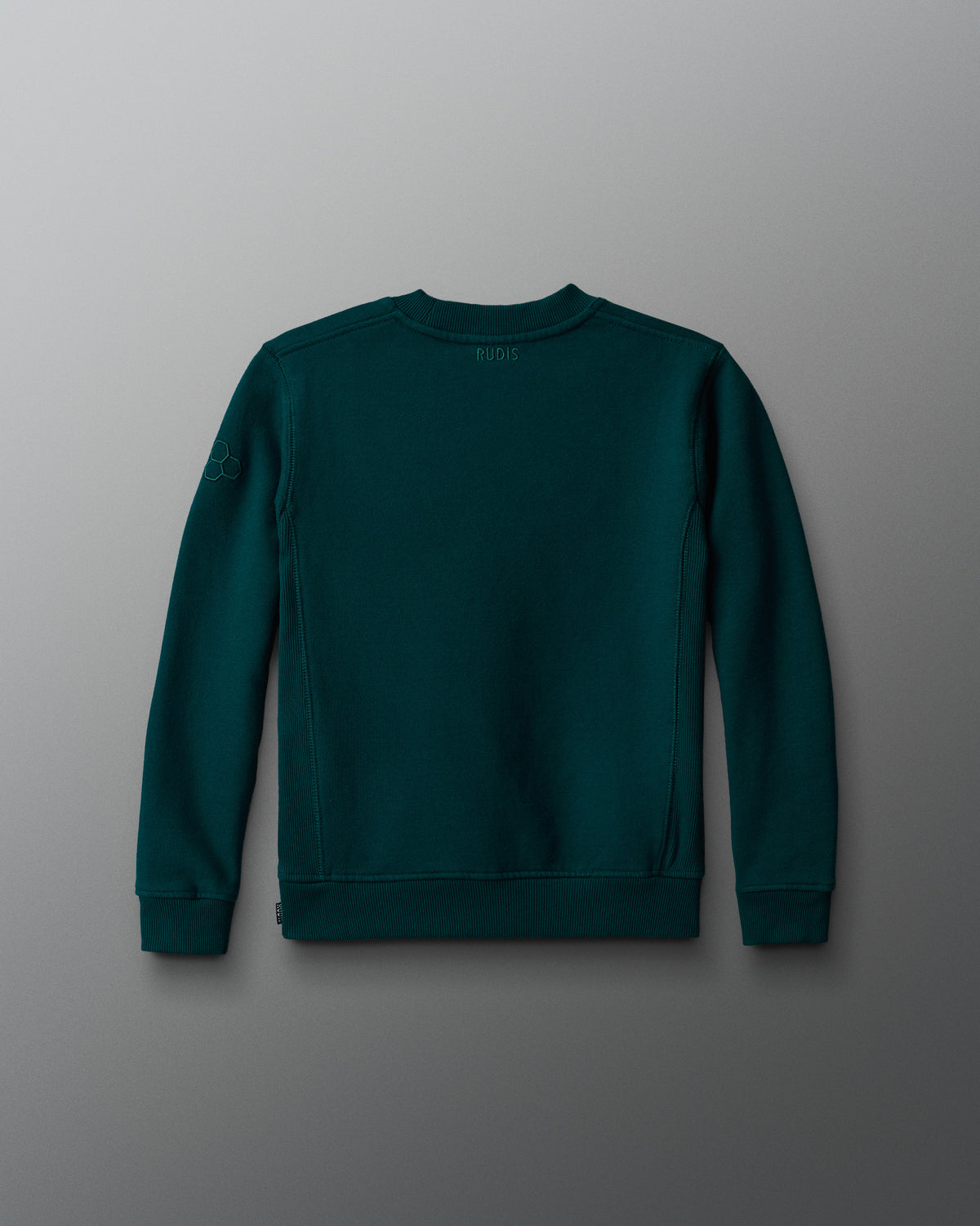 Pull ras du cou en polaire épaisse RUDIS Titan pour jeunes - Vert aigle