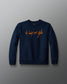 Scripted Motto Youth Crewneck
