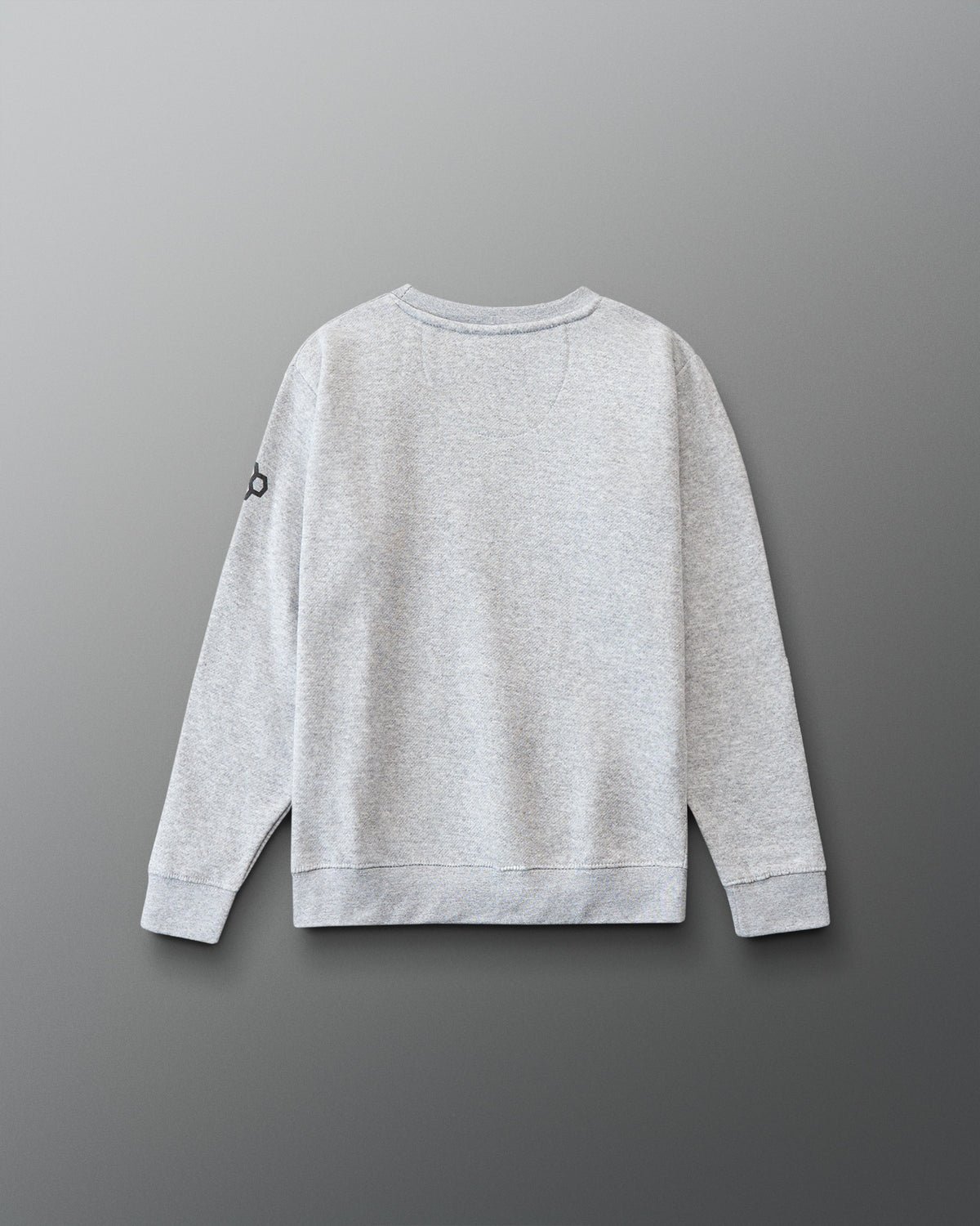 Gray sweatshirt on a gray background