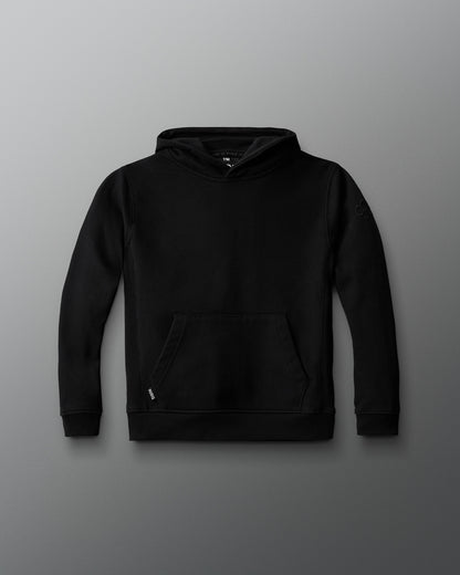 Sweat à capuche en polaire épaisse RUDIS Titan pour jeunes - Noir