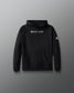 Black hoodie with 'Wrestling' text on a gray background