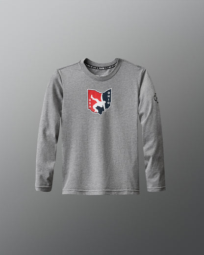 T-shirt à manches longues pour jeunes Ohio USA