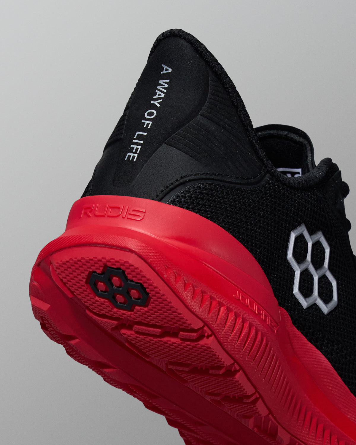 RUDIS Journey Knit Adult Training Shoes - back heal