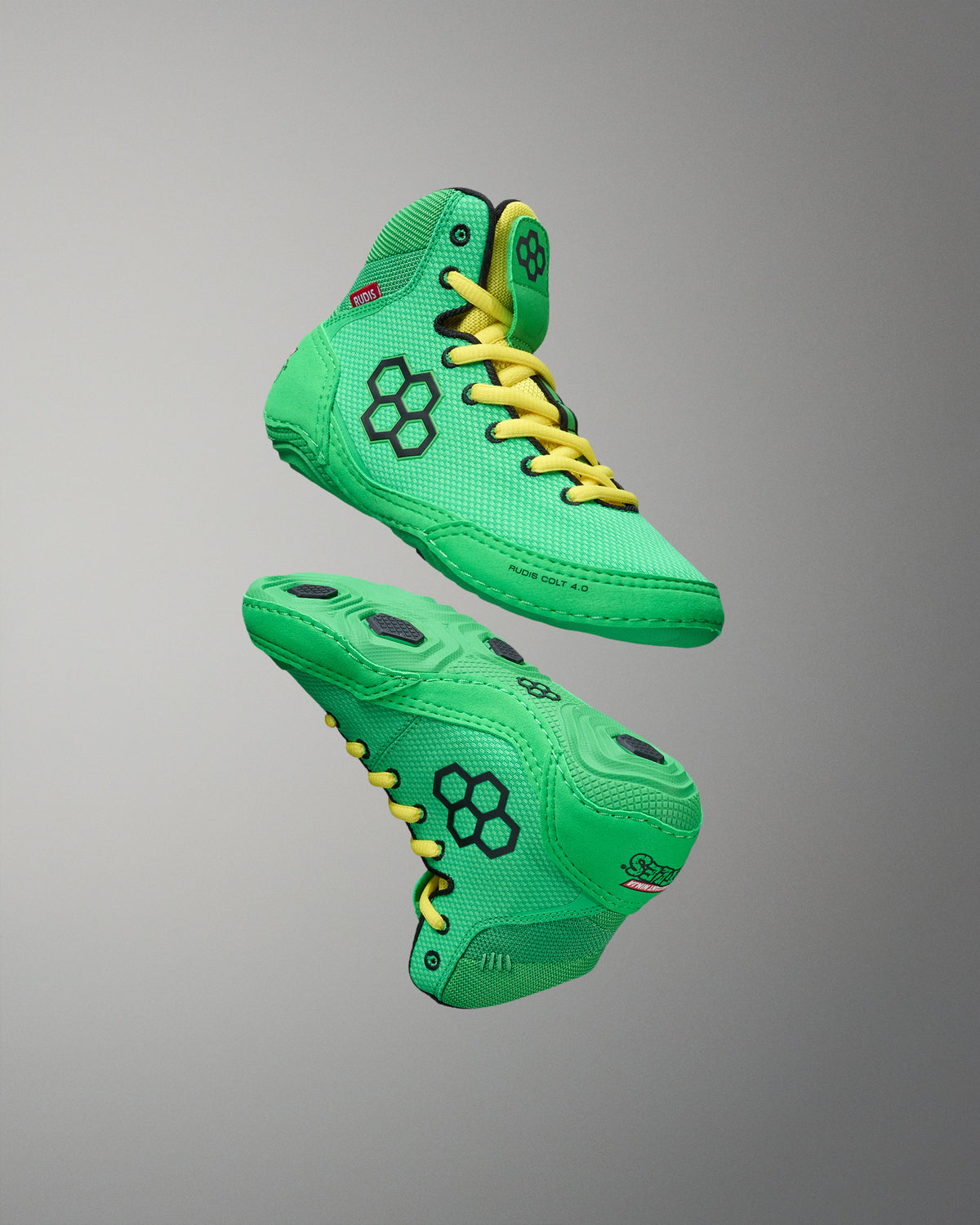 RUDIS Colt 4.0 Youth Wrestling Shoes - Ninja Turtle