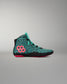 Hildebrandt 2.0 Girl's Wrestling Shoes - Green Leopard