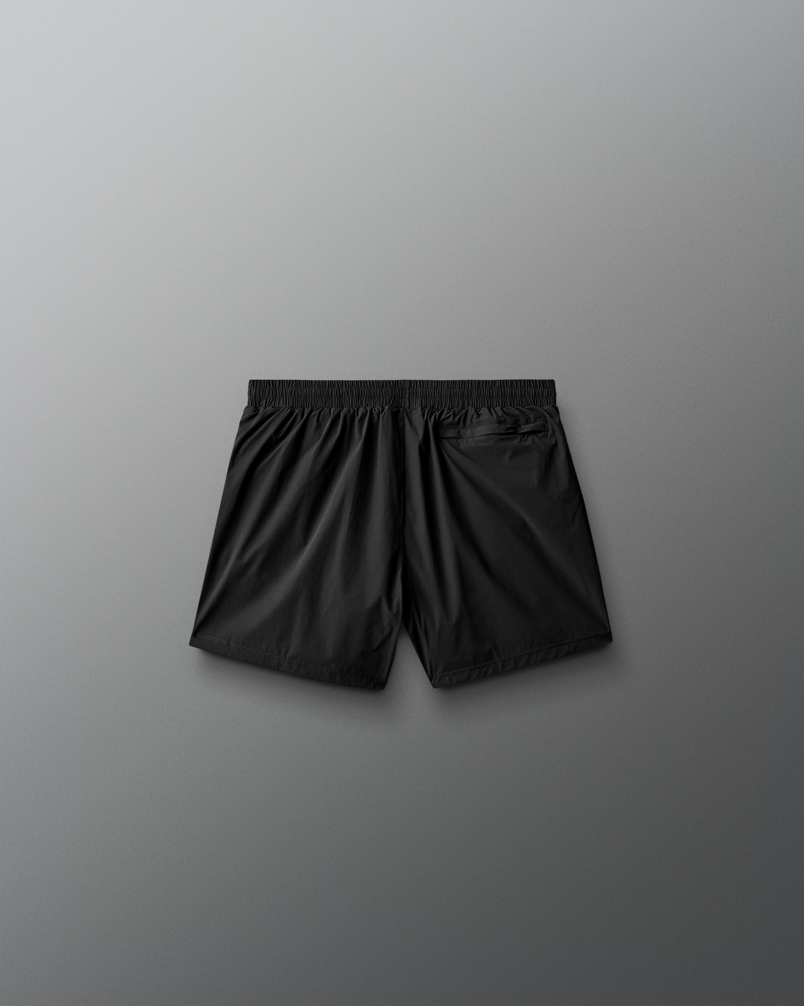 Black shorts on a gray background