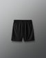 Black shorts on a gray background