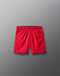Red shorts on a gray background