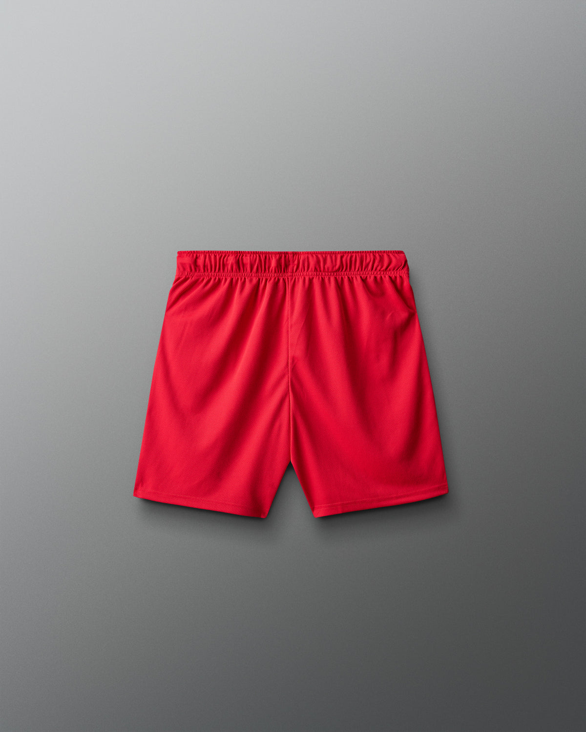 Red shorts on a gray background