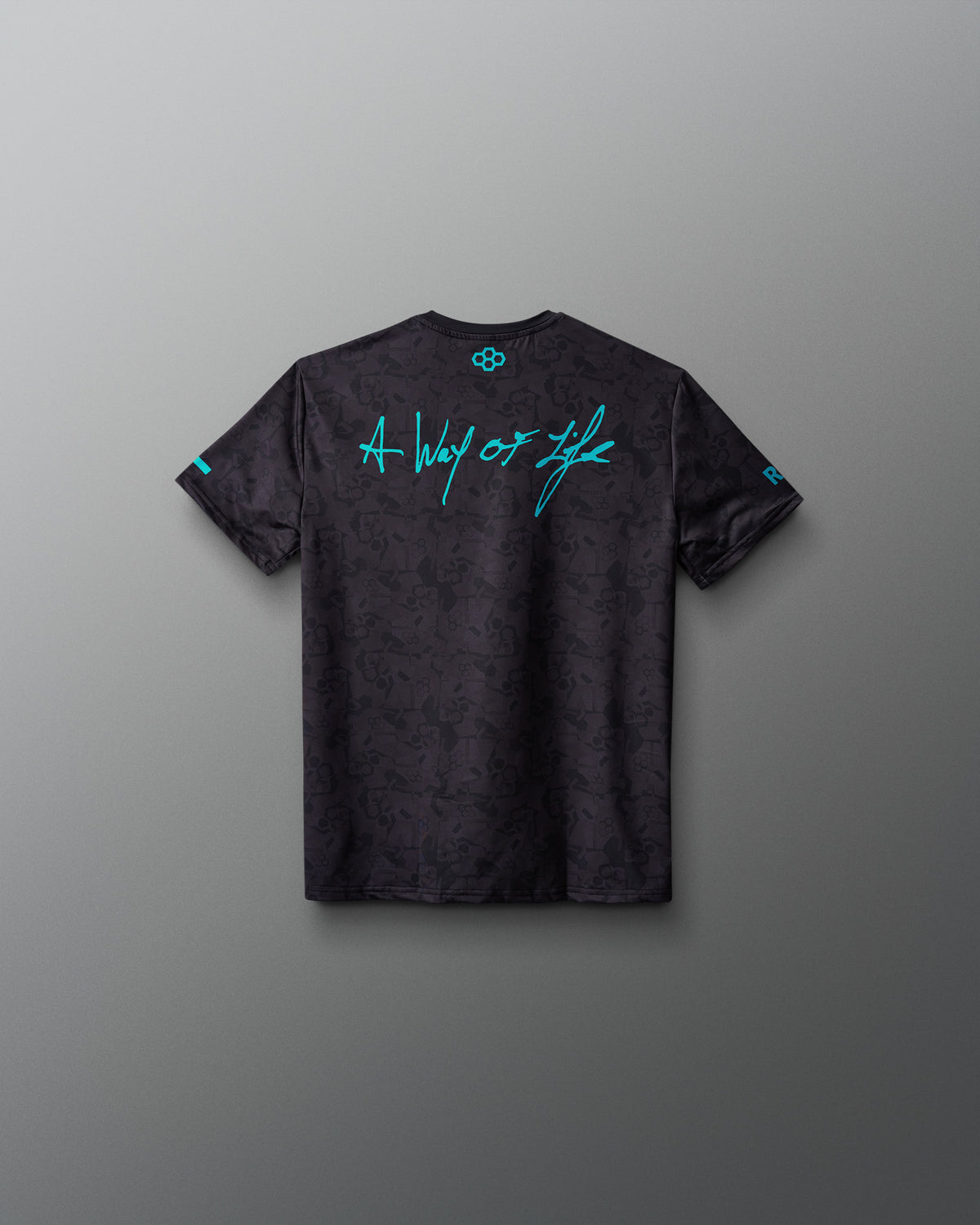 T-shirt sublimé pour jeunes avec logo Wrestling et camouflage noir