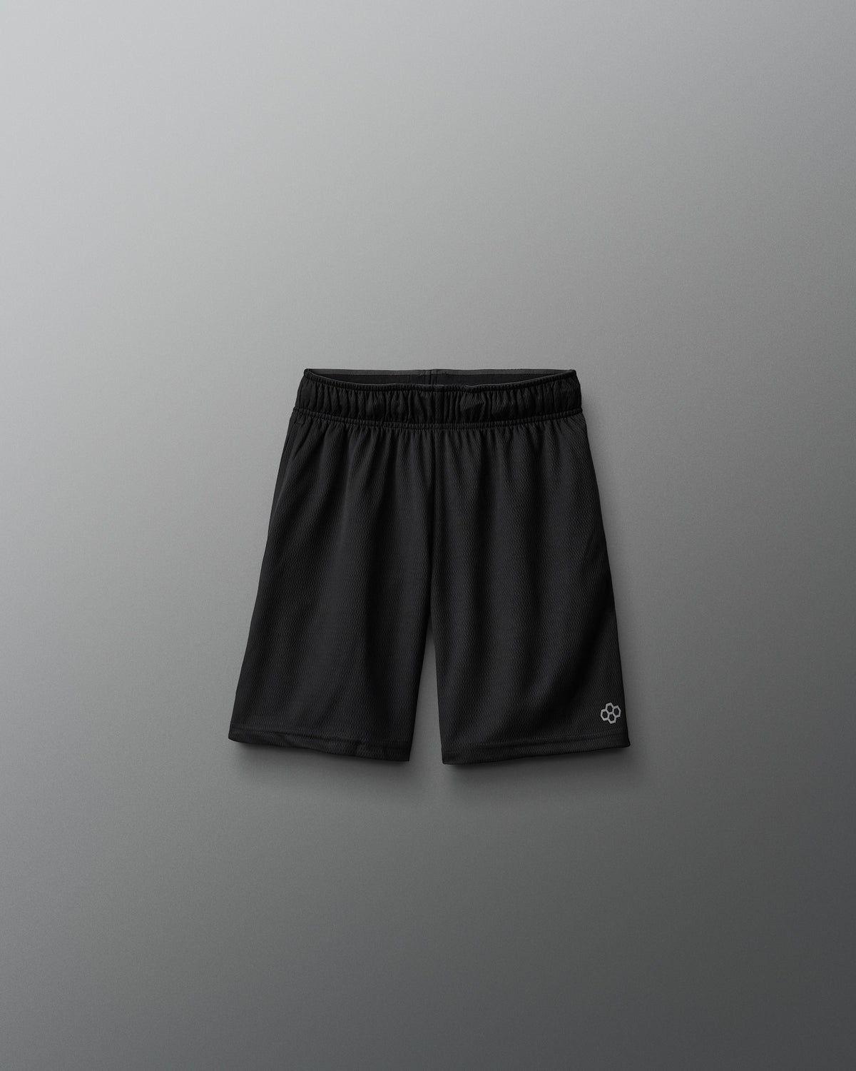 Short en maille pour jeunes RUDIS 8" - Noir