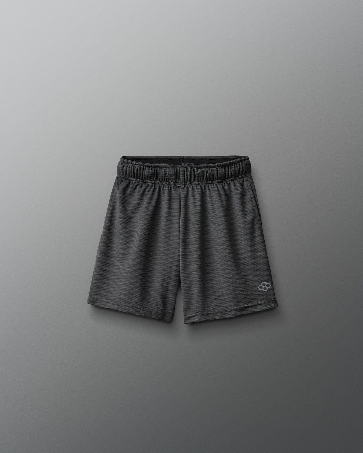 Short en maille pour jeunes RUDIS 8" - Anthracite