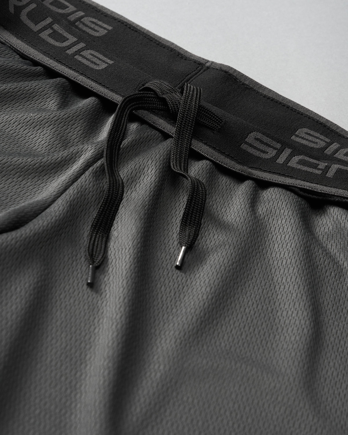 Short en maille pour jeunes RUDIS 8" - Anthracite