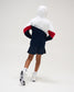 RUDIS Youth 280 Tech Fleece Colorblock Hoodie - Navy/White/Red