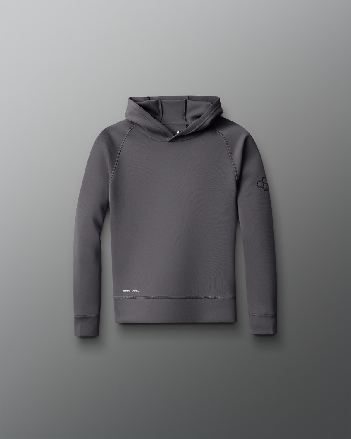 Sweat à capuche RUDIS COOL-FEEL pour jeunes - Carbone