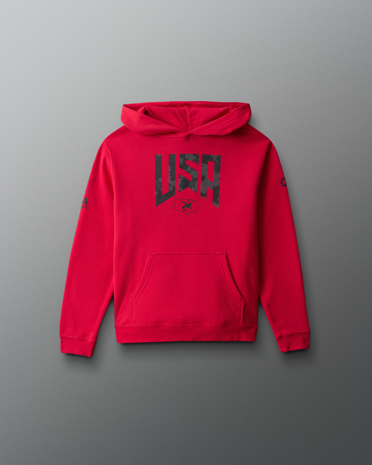 USA Wrestling Camo Youth Tradition Heavyweight Hoodie