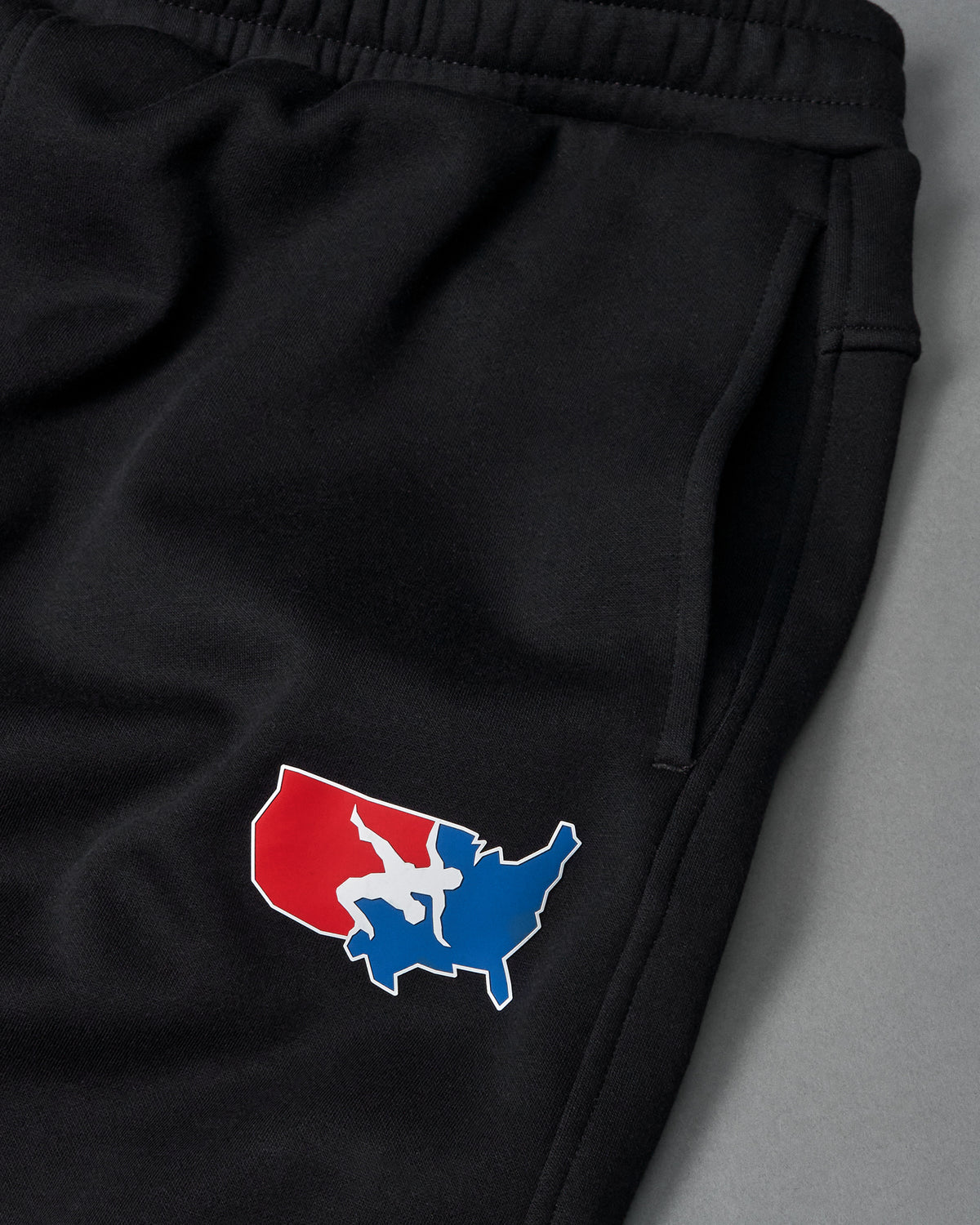 Pantalon de jogging en polaire technique USA Wrestling pour jeunes