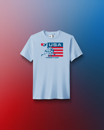 T-shirt classique USA Wrestling Youth Elite ultra doux